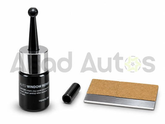 Windshield automotive glass crack repair fluid kit